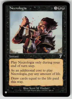 Necrologia Uncommon The List Reprints 149/350 MTG Near Mint 2020 - Image 1