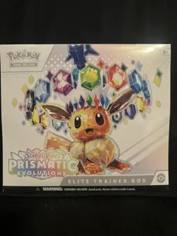 Pokemon TCG Scarlet & Violet Prismatic Evolutions 2024 Elite Trainer Box Eevee … - Image 1
