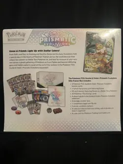 Pokemon TCG Scarlet & Violet Prismatic Evolutions 2024 Elite Trainer Box Eevee … - Image 5