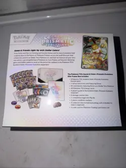 Pokemon Scarlet & Violet Prismatic Evolutions Elite Trainer Box NEW Sealed ETB - Image 4