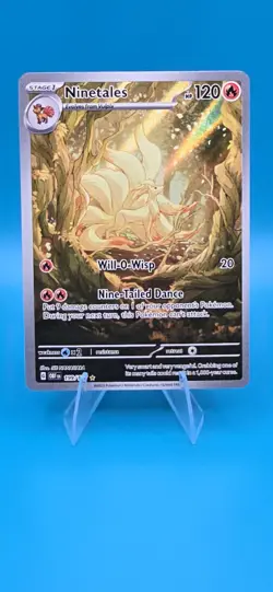 Ninetales 199/197 - Obsidian Flames - Illustration Rare - Pokemon TCG - NM/M B5 - Image 1