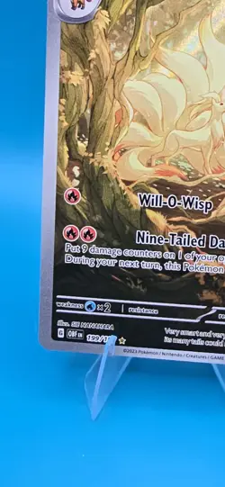 Ninetales 199/197 - Obsidian Flames - Illustration Rare - Pokemon TCG - NM/M B5 - Image 5