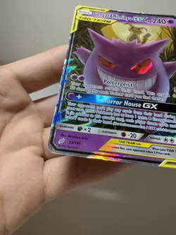 Pokemon Gengar & Mimikyu GX 53/181 S&M Tag Team Team Up MP - Image 3