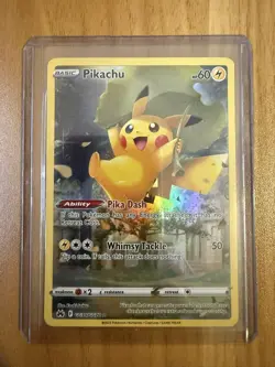 Pokemon Pikachu GG30/GG70 SWSH Crown Zenith Galarian Gallery Holo - Near Mint - Image 1