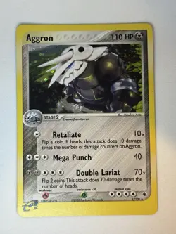 Pokemon Aggron 1/109 Ruby and Sapphire Holo - Image 1