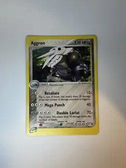 Pokemon Aggron 1/109 Ruby and Sapphire Holo - Image 2