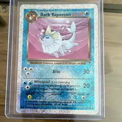 Pokemon Dark Vaporeon 9/110 Legendary Collection Reverse Holo Rare 60 HP - Image 2