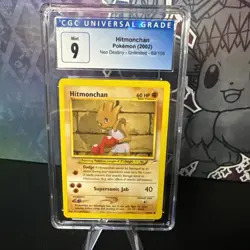 Hitmonchan - Pokemon 2002 - Neo Destiny 69/105 - CGC Mint 9 - Image 1