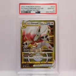 Pokemon TCG - Lost Origin 213 FA Hisuian Zoroark Vstar - PSA 10 GEM MT - Image 2