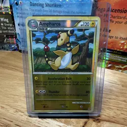 Pokemon TCG Ampharos 23/95 Call of Legends Reverse Holo Rare English 120HP - Image 1