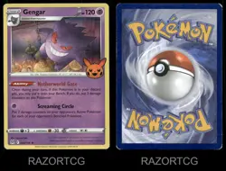 GENGAR (2022 COPYRIGHT DATE) 066/196 HOLO TRICK OR TRADE BOOSTER 2023 POKEMON LP - Image 4