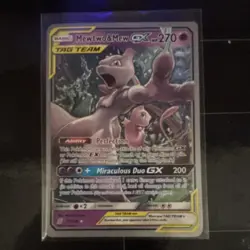 The Pokemon Company Mewtwo & Mew GX TAG TEAM SM191 WC 2019 Holo English - Image 1