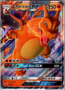 Charizard GX SM211 - Hidden Fates Black Star Promo - Pokemon Card - NM - Image 1