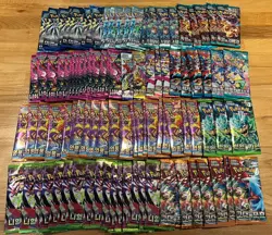 100 x Mixed Korean New Sealed Pokemon TCG Booster Packs Bundle Nihil Zero Cyber - Image 1