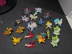 19x Official Pokemon Enamel Collector Pin Lot - Image 1