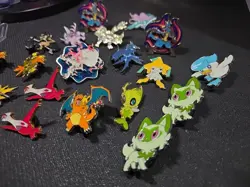 19x Official Pokemon Enamel Collector Pin Lot - Image 4