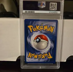1999 POKEMON BASE SET UNLIMITED #12 NINETALES-HOLO PSA 7 - Image 2