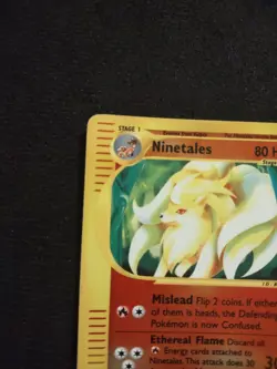 Ninetales 57/165 Reverse Holo Pokemon Trading Card Game eCard Expedition NM - Image 4