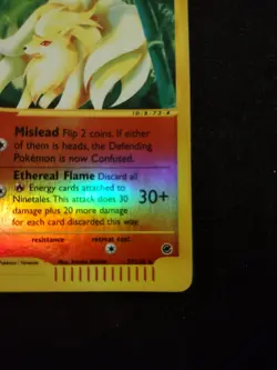 Ninetales 57/165 Reverse Holo Pokemon Trading Card Game eCard Expedition NM - Image 5