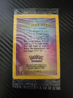 Ancient Mew SEALED Pokemon 2000 Movie Promo Holo Card - Mint/NM - Rare UNOPENED - Image 4
