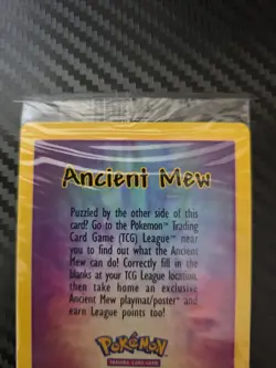 Ancient Mew SEALED Pokemon 2000 Movie Promo Holo Card - Mint/NM - Rare UNOPENED - Image 5