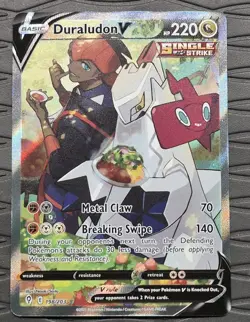 Duraludon V (Alternate Full Art) 198/203 Evolving Skies NM Pokemon Card - Image 1