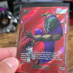 Bandai Dragon Ball Super King Piccolo SB02-058 SR Foil Battle Card - Image 1