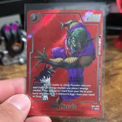 Bandai Dragon Ball Super King Piccolo SB02-058 SR Foil Battle Card - Image 2
