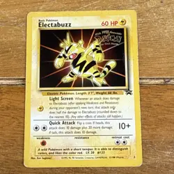Pokemon Card Electabuzz Promo 2 Black Star Promo WOTC - Image 1