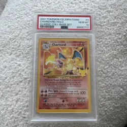 PSA 10 Charizard 4/102 Celebrations Classic Collection Pokemon Card GEM MINT - Image 1