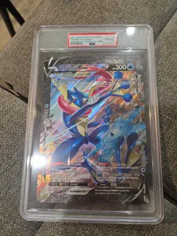 Pokemon Card Greninja V-Union SWSH157 Jumbo Promo PSA 10 Gem Mint - Image 1