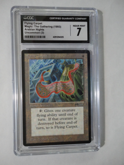 Flying Carpet Arabian Nights Graded CGC 7 NM Near Mint MTG Magic Gathering - Image 1