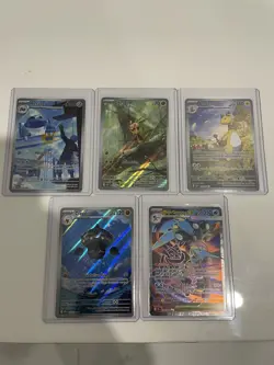 2026 Pokemon Chaos Rising Lot Metang Ampharos Claydol Chespin IR + Greninja URFA - Image 1