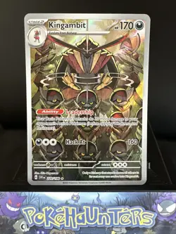 Pokemon Card Kingambit 220/198 Scarlet & Violet Base Set Illustration Rare NM - Image 1