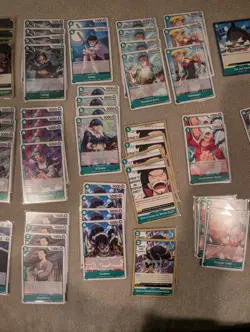 One Piece TCG Roronoa Zoro Green Competitive Deck Sleeved Plus Extra Cards - Image 4