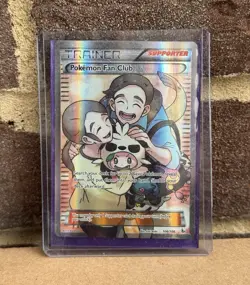 Pokemon Fan Club Trainer Full Art Holo Ultra Rare Flashfire 106/106 Emi Ando - Image 1