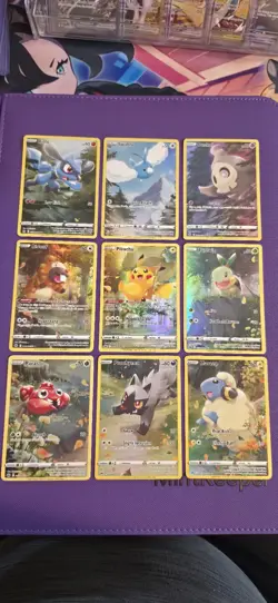 Pokemon TCG Crown Zenith Galarian Gallery Full Art Set of 9 GG26 to GG34 - Image 1