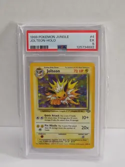 1999 POKEMON JUNGLE #4 JOLTEON-HOLO PSA 5 - Image 1