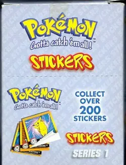 POKEMON ARTBOX SERIES 1 BOOSTER BOX (30 PACKS) STICKER ALBUM in SEALED PLASTIC! - Image 3