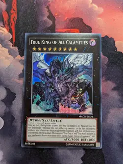 YuGiOh True King Of All Calamities Super Rare 1st Edition MACR-EN046 NM - Image 1