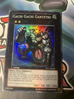 Yu-Gi-Oh Gachi Gachi Gantetsu YS11-DE042 Super Rare 1. Auflage NM De - Image 1