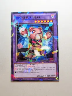 SP15-EN031 Frightfur Bear Shatterfoil Rare 1st Edition LP Yugioh Card - Image 1