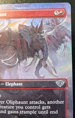 Oliphaunt (Borderless) 0426 LTR Common Lord Of The Rings Magic: The Gathering - Image 3
