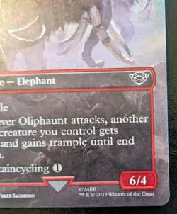 Oliphaunt (Borderless) 0426 LTR Common Lord Of The Rings Magic: The Gathering - Image 5