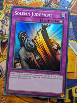 Yugioh - Solemn Judgment - RA02-EN075 - Super Rare - 1st Edition - Image 1