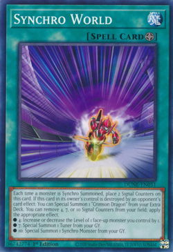 Synchro World DUNE-EN051 1st ED Yu-Gi-Oh! - Image 1