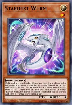 Stardust Wurm MP24-EN229 1st ED NM Yu-Gi-Oh! ULTRA RARE - Image 1