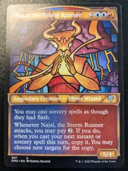 Najal, The Storm Runner (Showcase) 307 DMU Uncommon Dominaria United MTG - Image 1