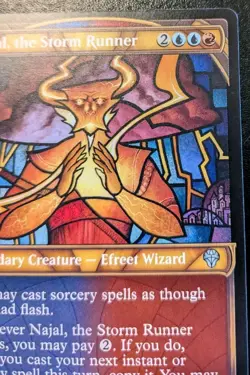Najal, The Storm Runner (Showcase) 307 DMU Uncommon Dominaria United MTG - Image 3