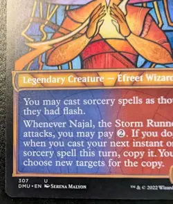 Najal, The Storm Runner (Showcase) 307 DMU Uncommon Dominaria United MTG - Image 4